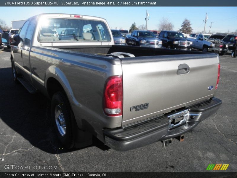 Arizona Beige Metallic / Medium Parchment 2004 Ford F350 Super Duty XLT SuperCab