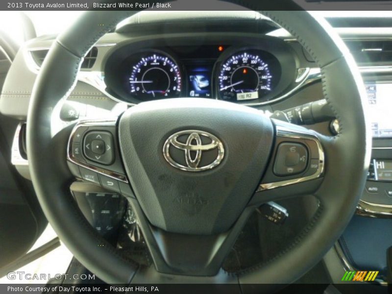 Blizzard White Pearl / Black 2013 Toyota Avalon Limited