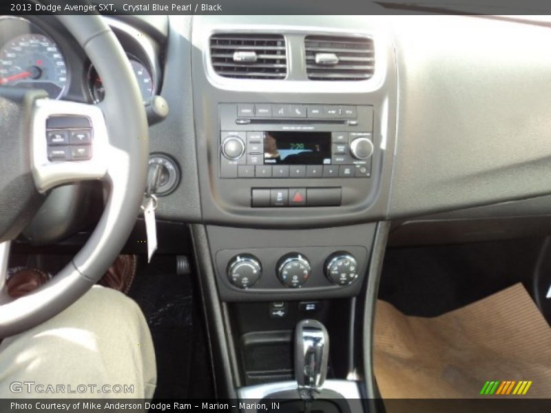 Crystal Blue Pearl / Black 2013 Dodge Avenger SXT