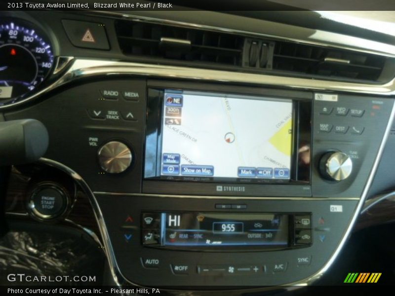 Blizzard White Pearl / Black 2013 Toyota Avalon Limited