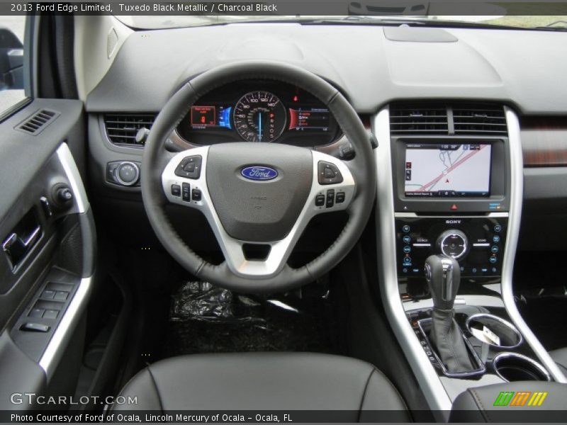 Tuxedo Black Metallic / Charcoal Black 2013 Ford Edge Limited