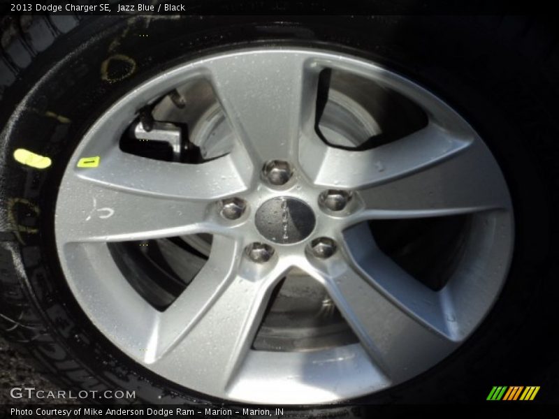 Jazz Blue / Black 2013 Dodge Charger SE