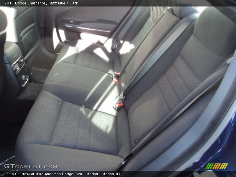 Jazz Blue / Black 2013 Dodge Charger SE