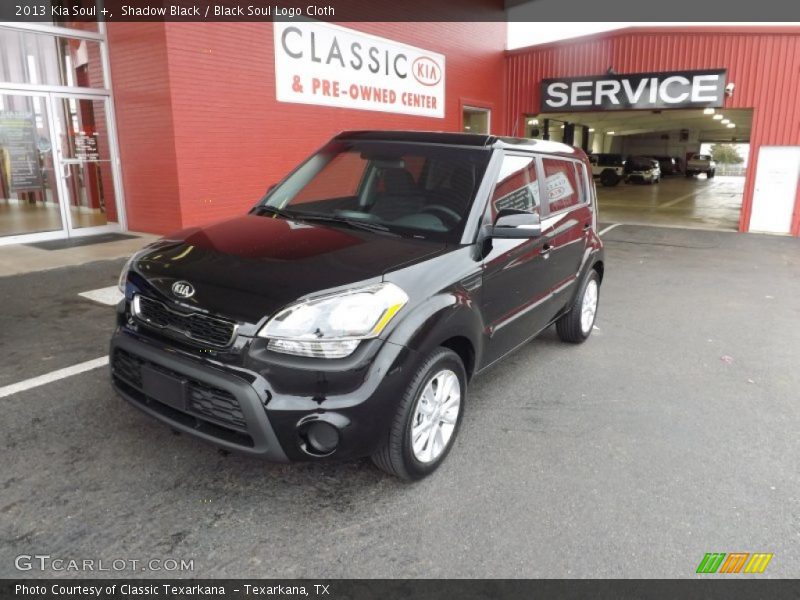 Shadow Black / Black Soul Logo Cloth 2013 Kia Soul +