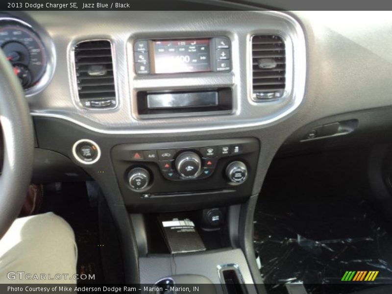 Jazz Blue / Black 2013 Dodge Charger SE