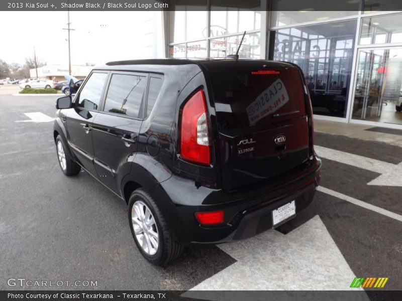 Shadow Black / Black Soul Logo Cloth 2013 Kia Soul +