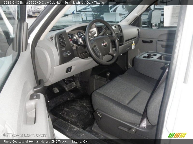 Summit White / Dark Titanium 2013 GMC Sierra 2500HD Crew Cab 4x4