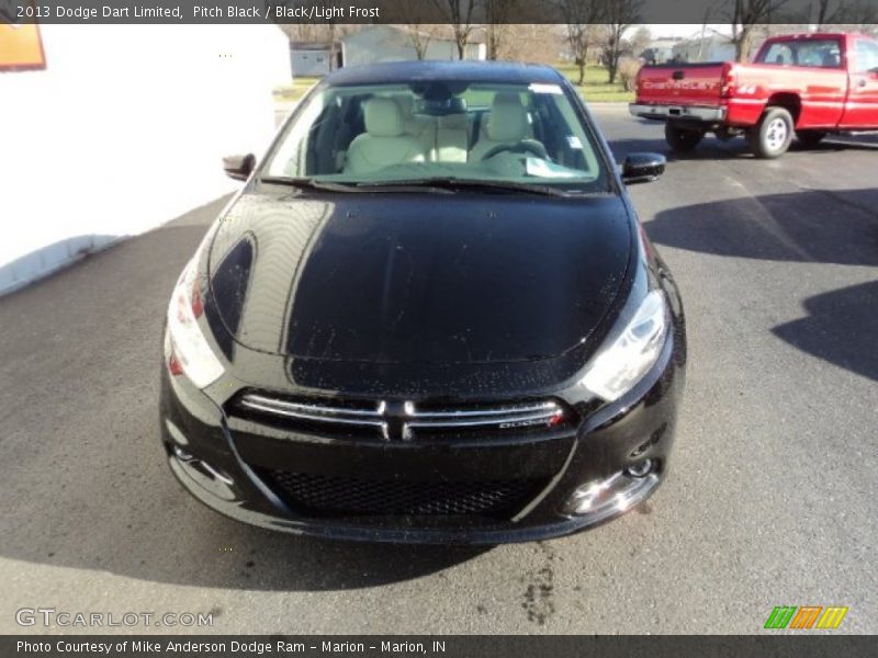 Pitch Black / Black/Light Frost 2013 Dodge Dart Limited