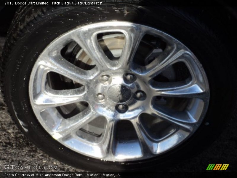 Pitch Black / Black/Light Frost 2013 Dodge Dart Limited