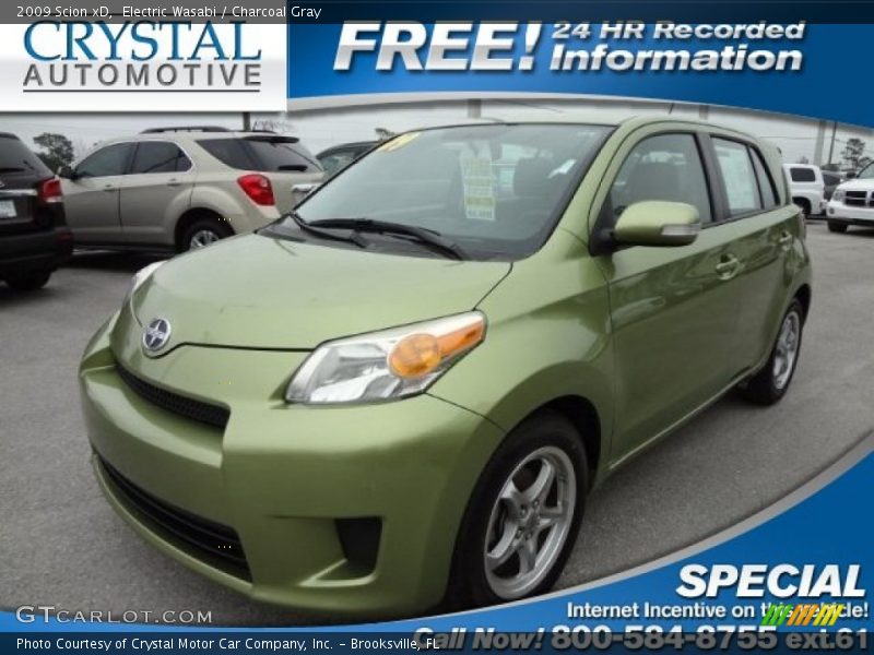 Electric Wasabi / Charcoal Gray 2009 Scion xD