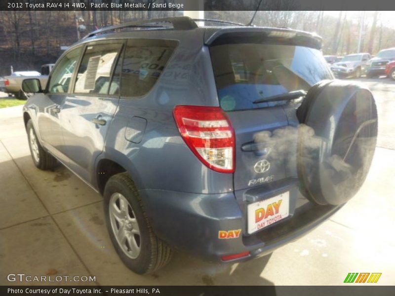 Pacific Blue Metallic / Sand Beige 2012 Toyota RAV4 I4 4WD