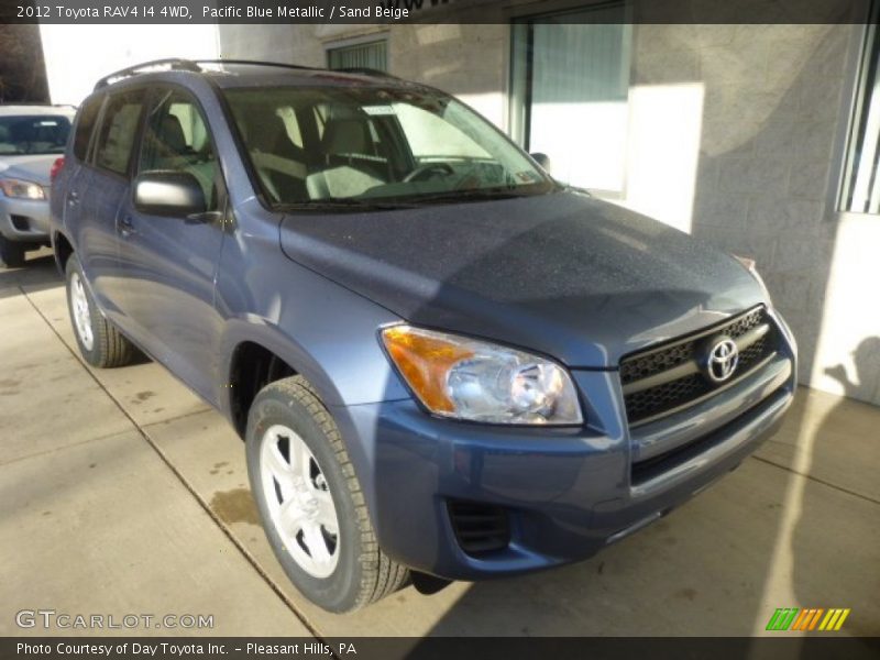 Pacific Blue Metallic / Sand Beige 2012 Toyota RAV4 I4 4WD