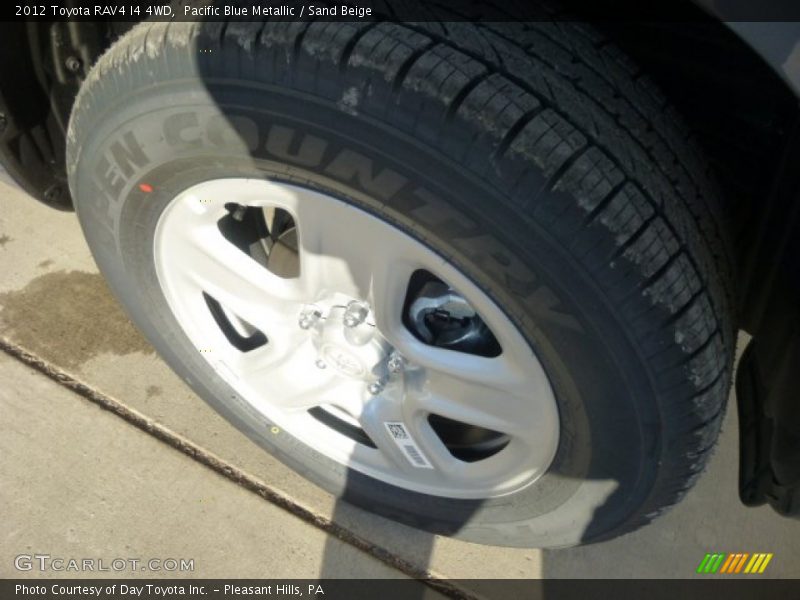 Pacific Blue Metallic / Sand Beige 2012 Toyota RAV4 I4 4WD