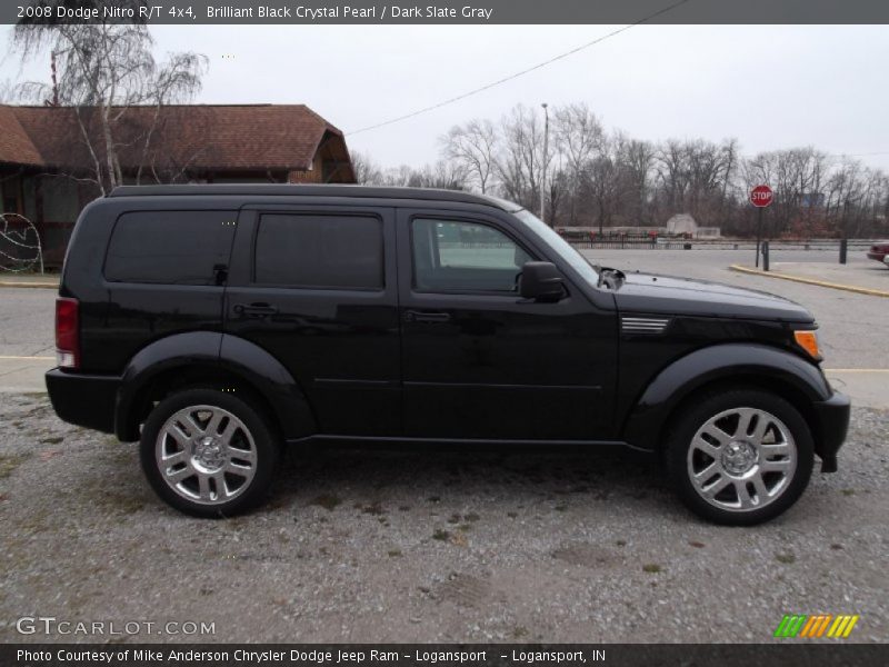 Brilliant Black Crystal Pearl / Dark Slate Gray 2008 Dodge Nitro R/T 4x4