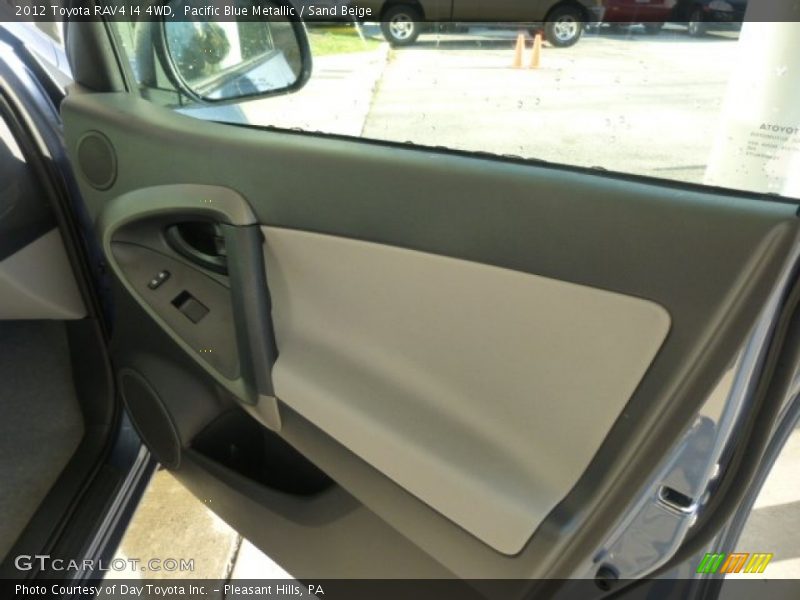 Pacific Blue Metallic / Sand Beige 2012 Toyota RAV4 I4 4WD