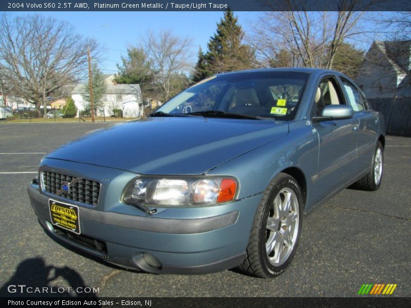 Platinum Green Metallic / Taupe/Light Taupe 2004 Volvo S60 2.5T AWD