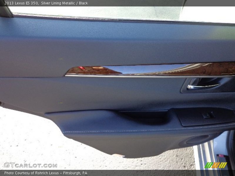 Silver Lining Metallic / Black 2013 Lexus ES 350