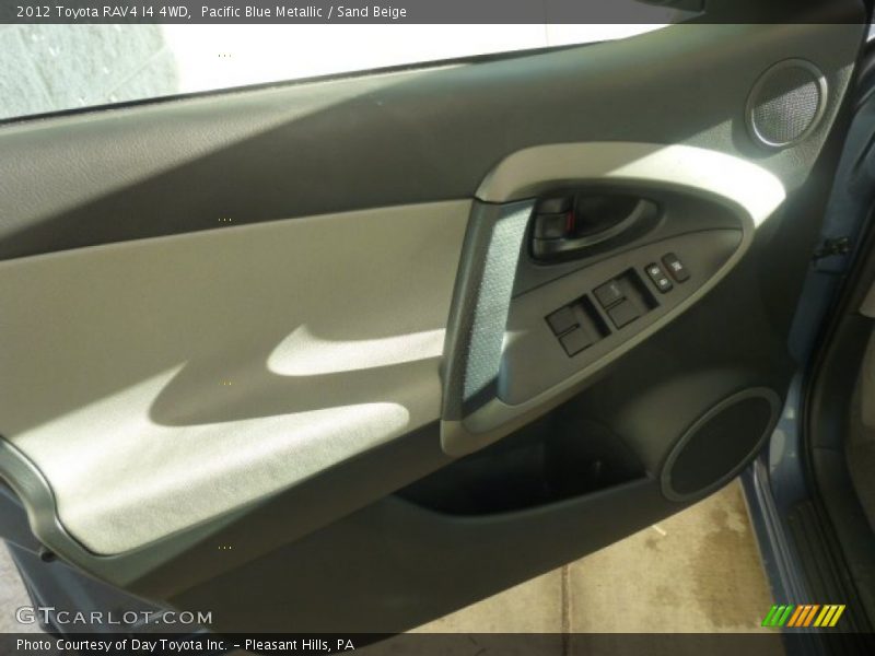 Pacific Blue Metallic / Sand Beige 2012 Toyota RAV4 I4 4WD