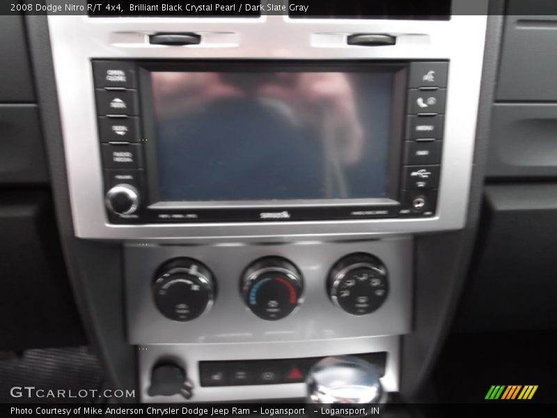 Brilliant Black Crystal Pearl / Dark Slate Gray 2008 Dodge Nitro R/T 4x4
