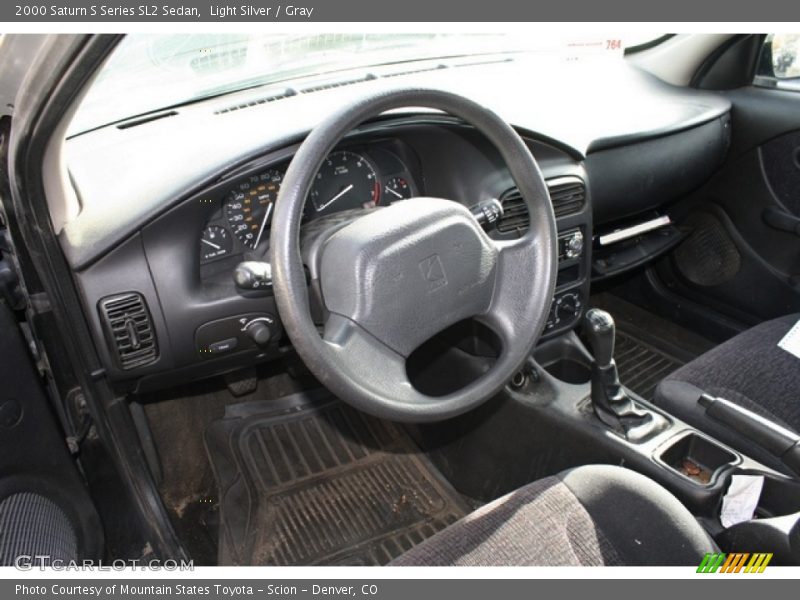 Light Silver / Gray 2000 Saturn S Series SL2 Sedan