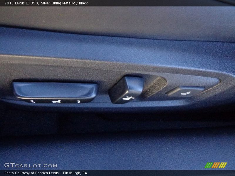 Silver Lining Metallic / Black 2013 Lexus ES 350