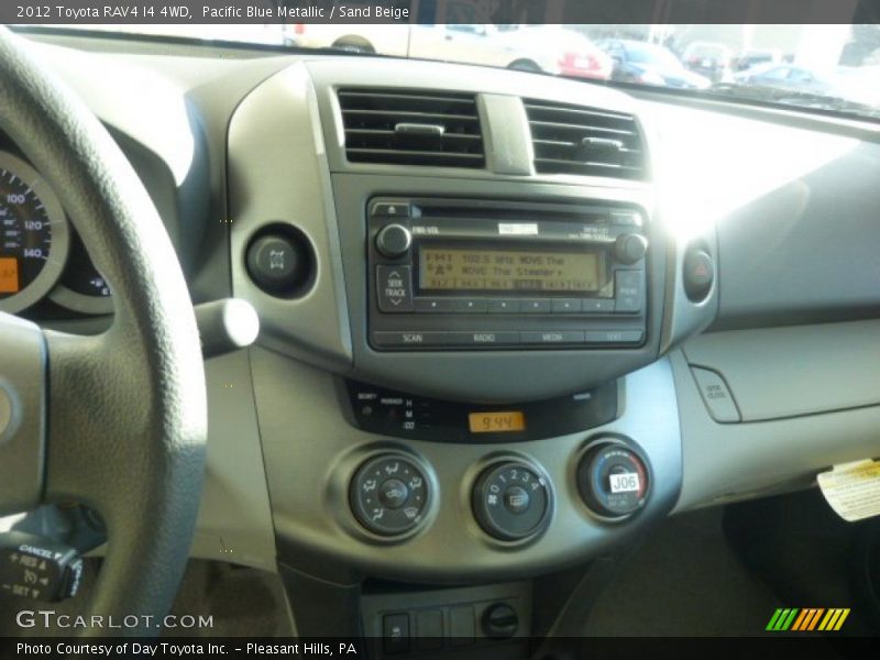 Pacific Blue Metallic / Sand Beige 2012 Toyota RAV4 I4 4WD