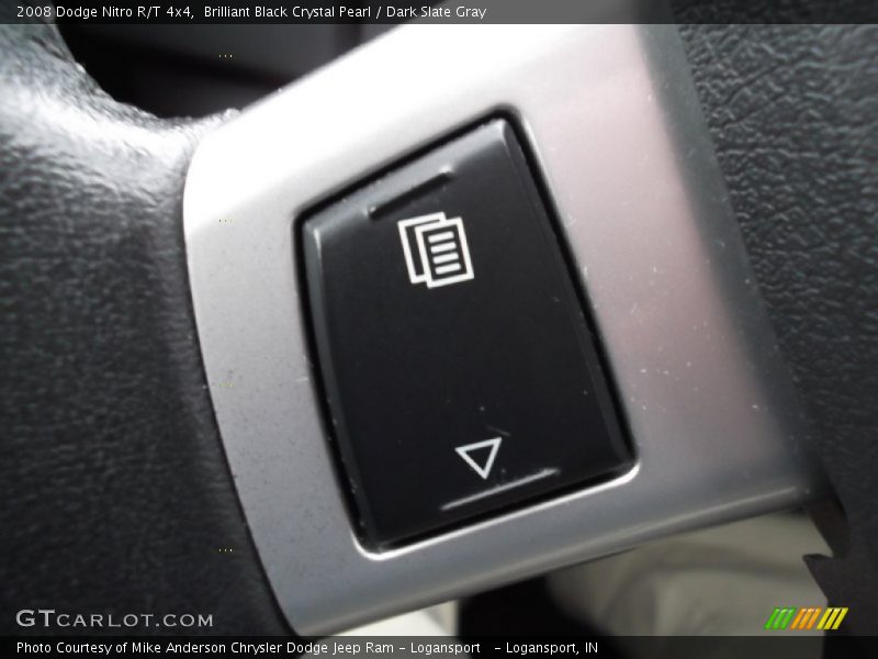 Brilliant Black Crystal Pearl / Dark Slate Gray 2008 Dodge Nitro R/T 4x4