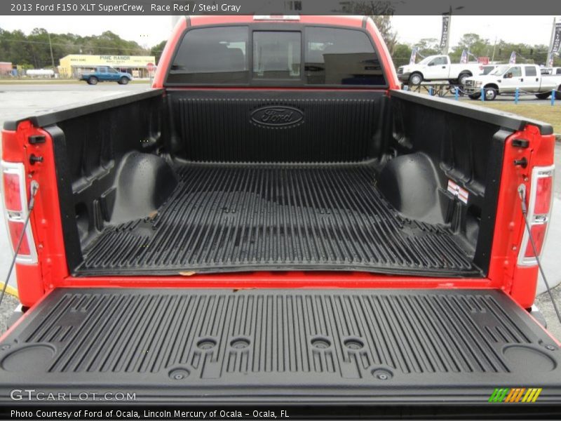 Race Red / Steel Gray 2013 Ford F150 XLT SuperCrew