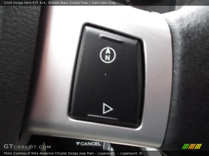 Brilliant Black Crystal Pearl / Dark Slate Gray 2008 Dodge Nitro R/T 4x4