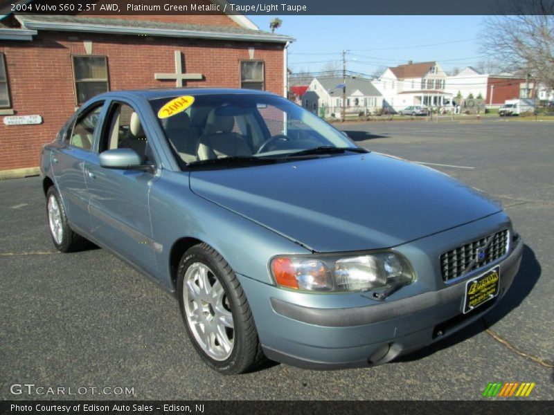 Platinum Green Metallic / Taupe/Light Taupe 2004 Volvo S60 2.5T AWD