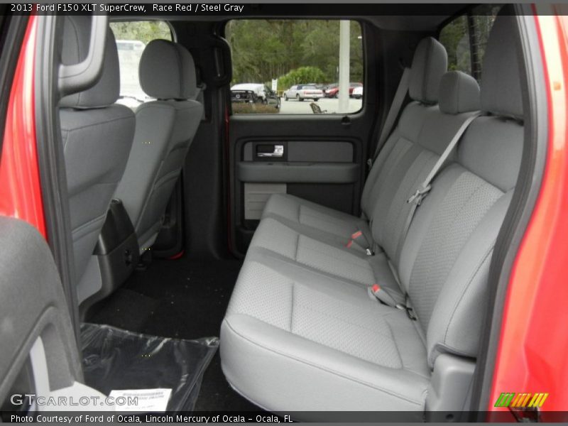 Race Red / Steel Gray 2013 Ford F150 XLT SuperCrew