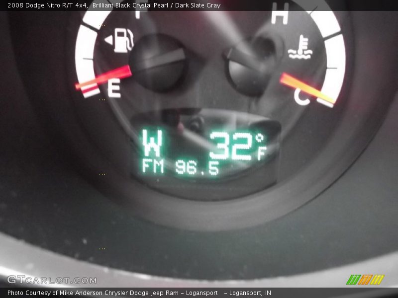 Brilliant Black Crystal Pearl / Dark Slate Gray 2008 Dodge Nitro R/T 4x4