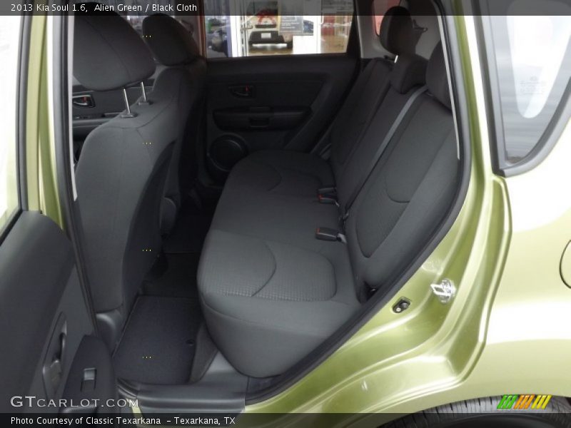 Rear Seat of 2013 Soul 1.6