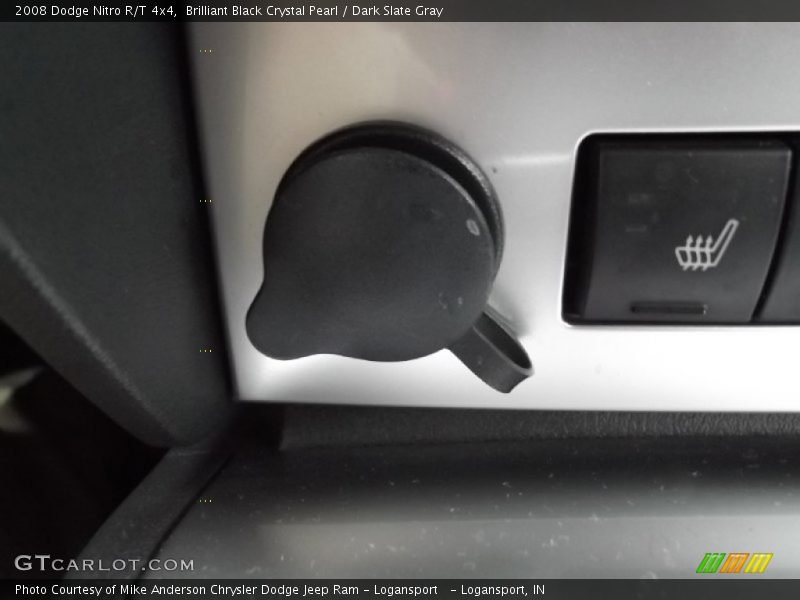 Brilliant Black Crystal Pearl / Dark Slate Gray 2008 Dodge Nitro R/T 4x4