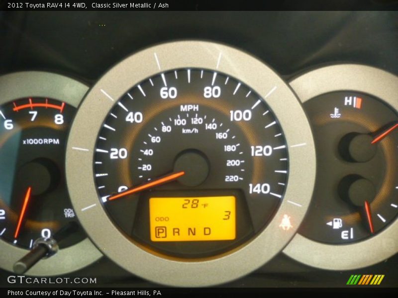 Classic Silver Metallic / Ash 2012 Toyota RAV4 I4 4WD