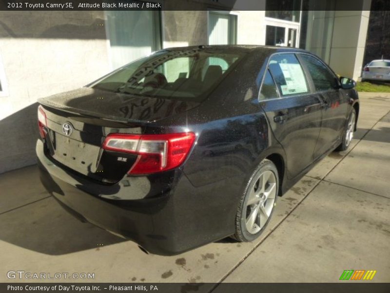 Attitude Black Metallic / Black 2012 Toyota Camry SE