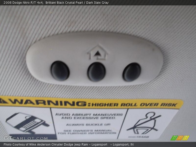 Brilliant Black Crystal Pearl / Dark Slate Gray 2008 Dodge Nitro R/T 4x4