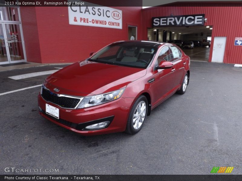 Remington Red / Beige 2013 Kia Optima EX