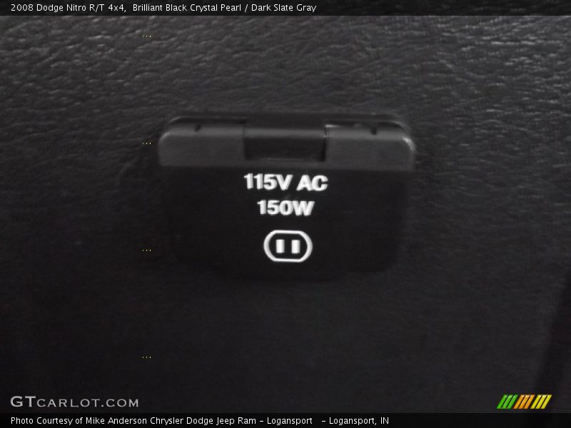 Brilliant Black Crystal Pearl / Dark Slate Gray 2008 Dodge Nitro R/T 4x4