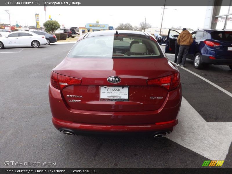 Remington Red / Beige 2013 Kia Optima EX