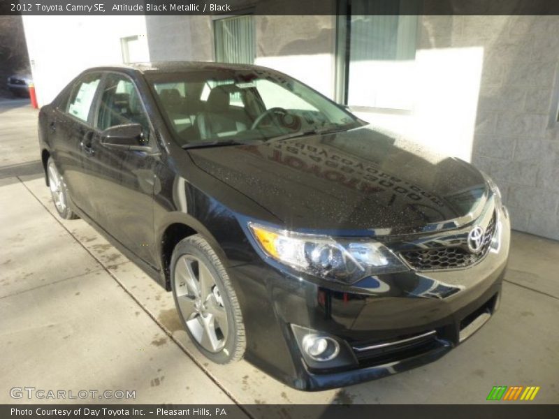 Attitude Black Metallic / Black 2012 Toyota Camry SE