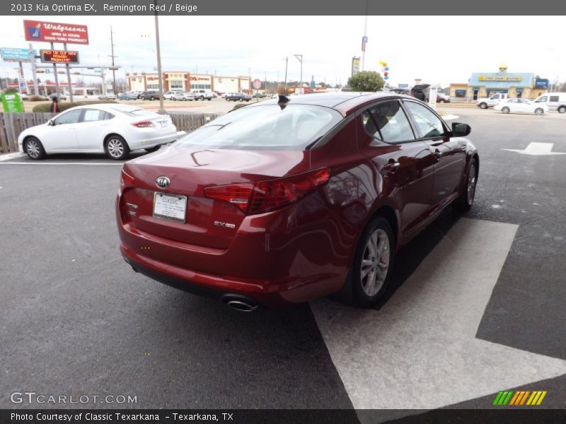 Remington Red / Beige 2013 Kia Optima EX