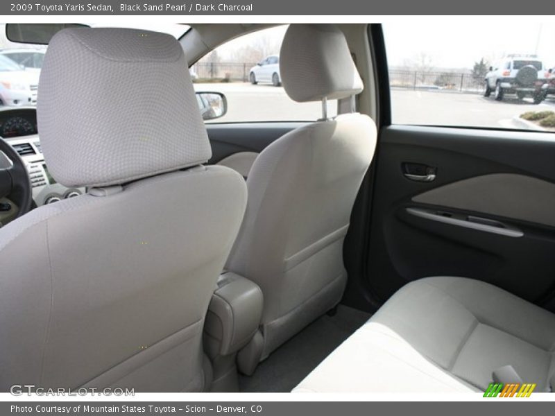 Black Sand Pearl / Dark Charcoal 2009 Toyota Yaris Sedan