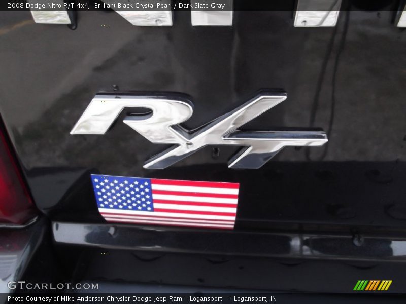 Brilliant Black Crystal Pearl / Dark Slate Gray 2008 Dodge Nitro R/T 4x4