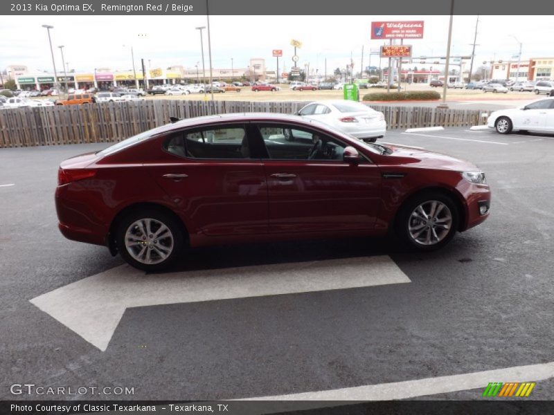 Remington Red / Beige 2013 Kia Optima EX