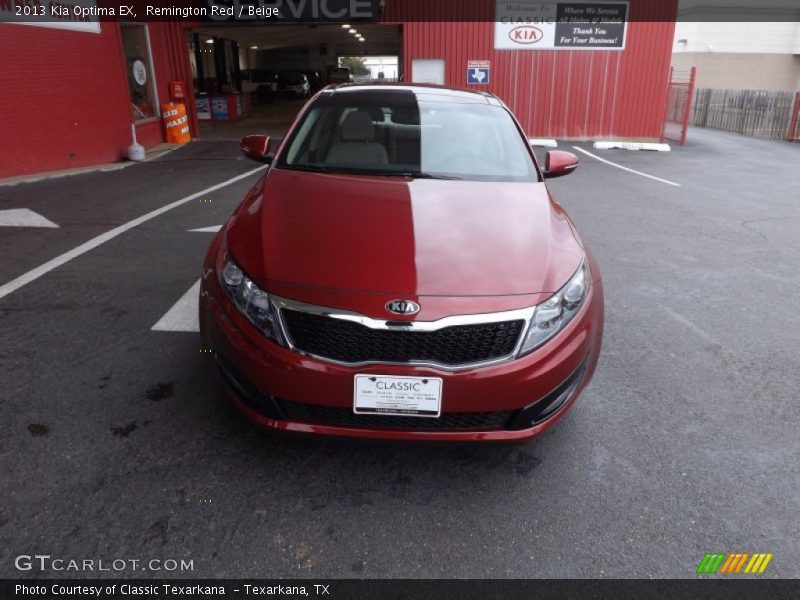 Remington Red / Beige 2013 Kia Optima EX