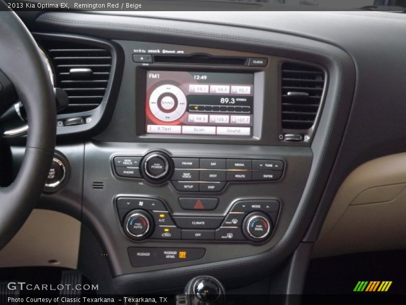 Remington Red / Beige 2013 Kia Optima EX