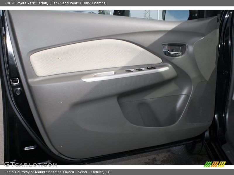 Black Sand Pearl / Dark Charcoal 2009 Toyota Yaris Sedan