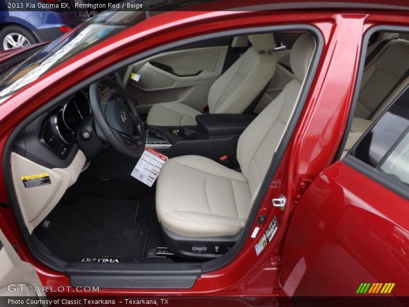 Remington Red / Beige 2013 Kia Optima EX