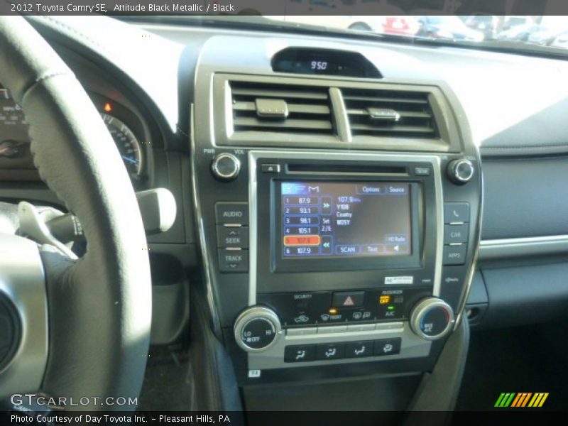 Attitude Black Metallic / Black 2012 Toyota Camry SE